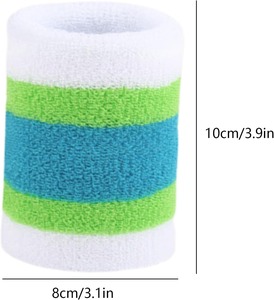 Bracelet de sport pour hommes et femmes-Bandeau anti-humidité en tissu éponge athlétique pour le tennis, le basket-ball, la course à pied, la salle de sport, - Product Image 5