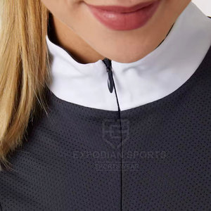 Chemises d'équitation pour femmes de haute qualité, nouveau style 2025, vêtements pour adultes, spandex/coton, respirant, léger, écologique, court - Product Image 5