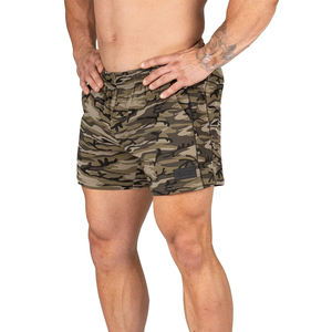 Woodland personnalisé imprimé de la plus haute qualité avec son propre logo lavable en Machine confortable entraînement Gym Fitness porter hommes Shorts - Product Image 1