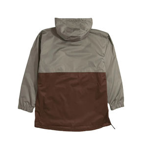 Vente en gros Mode personnalisée Pull patchwork à demi-fermeture éclair Vestes coupe-vent respirantes en polyester décontractées pour hommes - Product Image 6