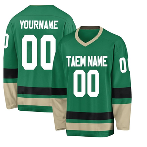 Maillots de hockey sur glace pour jeunes unisexe légers personnalisés de qualité supérieure soutien OEM combinaisons de hockey sur glace d'équipe à séchage rapide - Product Image 2