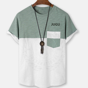 เสื้อยืดผู้ชายแบบถักสำหรับฤดูร้อน ผลิตในปากีสถาน ออกแบบได้ตามต้องการ แห้งเร็ว เป็นมิตรกับสิ่งแวดล้อม MOQ ต่ำ - Product Image 1
