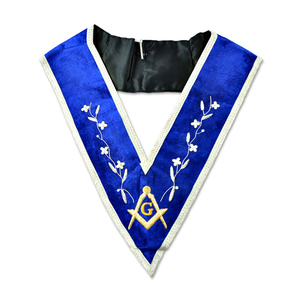 Delantal Master Mason con insignia plateada de cuero genuino - Product Image 2