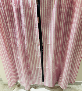 Woven Eco-Friendly Cotton Curtains Classic Style Endless Pattern Translucent (Shading 1%-40%) All-Season Customizable <b>Rod</b> Pocket - Product Image 4