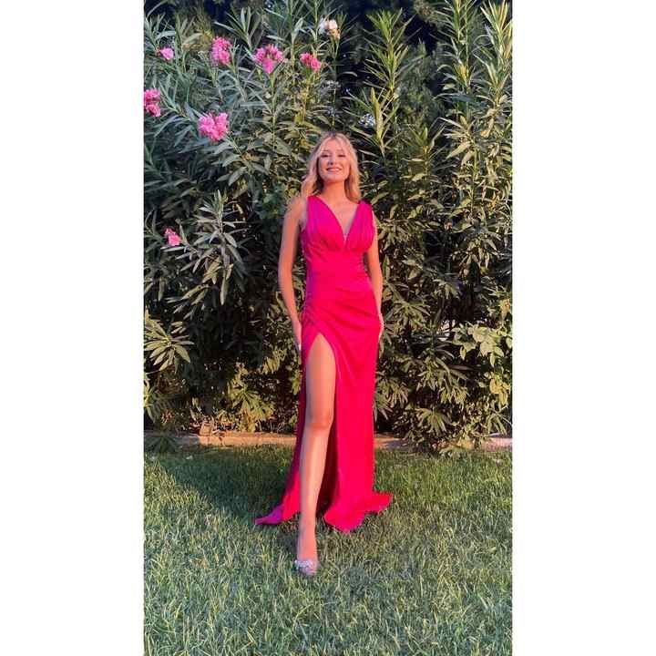Thick Strap Front Draped Slit Satin New Season Evening Dress Ht7347 7347