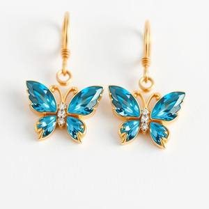 Último pendiente de gota de Plata de Ley 925 Vintage, pendiente de joyería fina de diseñador personalizado para mujer - Product Image 6