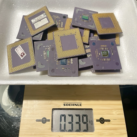 Wholesale Ceramic CPU Scrap With Gold Pins Used Intel Pentium Pro Processors for Desktop Computers AMD Brand for sale
