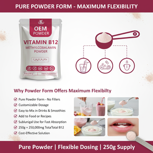 99% Purity Food Grade Nutritional Supplement <strong>Vitamin</strong> <strong>B12</strong> Methylcobalamin <strong>Powder</strong> - Product Image 5