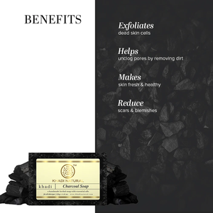 Savon au charbon naturel KHADI, 125 Gm - Product Image 3