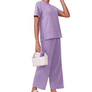 High-quality Loungewear Summer <b>Sets</b> For Women's Comfortable And Stylish Perfect For Home Travel And Party To Wear Women's <b>Sets</b> - Product Image 4