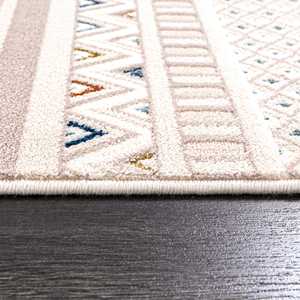 Zenta ZN003 Alfombra multicolor sin polvo Alfombra de piel para sala de estar con patrón rectangular para adolescentes para uso en el pasillo - Product Image 5