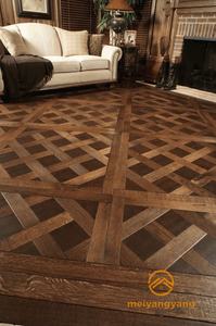 Plancher en bois de récupération multicouche huilé à la cire de style <span class=keywords><strong>ancien</strong></span> <span class=keywords><strong>Parquet</strong></span> Versailles - Product Image 3