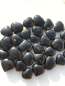 คริสตัลหัวใจทัวร์มาลีนสีดำธรรมชาติ หินเจียระไนรูปหัวใจ - Product Image 4