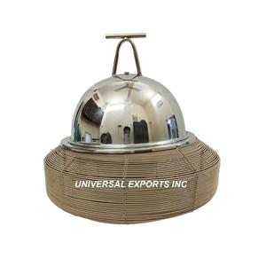 Calentador de alimentos de acero inoxidable Forma redonda Boda Buffet Calentador de alimentos Venta caliente Diseñador Cazuela de metal - Product Image 1