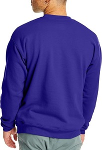 Sudadera de cuello redondo personalizada de fábrica para hombre, sudadera de color sólido, sudadera de manga larga para hombre - Product Image 4