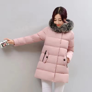 Customized 300 Gsm Puffer <b>Jacket</b> for Women High Warmth Longer Knee Length Breathable Knitted New and Made in Pakistan - Product Image 2