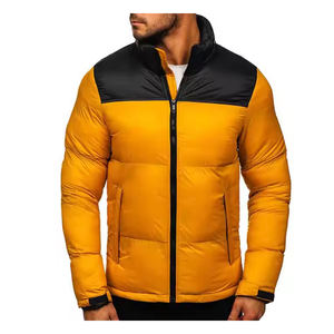 Veste bouffante à capuche à la mode pour hommes épaissie pour l'automne hiver veste de canard imperméable support pour activités de plein air loisirs - Product Image 1