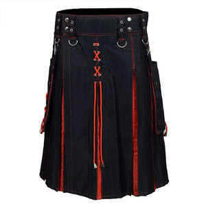 Kilt híbrido de utilidad de algodón de calidad superior para damas Kilt híbrido de nuevo diseño con correas de cuero ajustables - Product Image 1