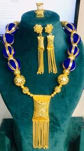 Latest Design 925 Silver DDP <b>Crystal</b> Fashion Jewelry <b>Sets</b> for Weddings Direct Shipping France USA Mayotte Comoros Best Buy India - Product Image 2