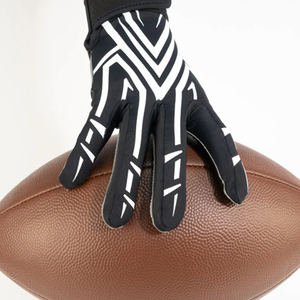 Recién llegado, guantes deportivos personalizados con dedos completos, ropa de entrenamiento de fútbol americano, guantes de cuero transpirables - Product Image 3