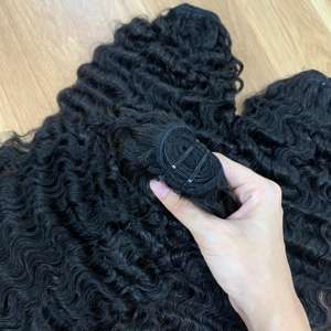 Extensiones de cabello humano caliente rizado birmano Cabello crudo con estructura fuerte Cabello suave y sedoso - Product Image 3