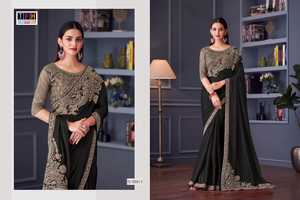 Bollywood Beau Saree en soie avec une pièce de chemisier Banarasi Saree en soie - Product Image 2