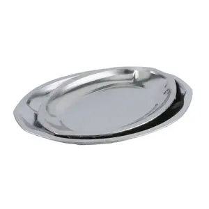 Wholesale Stainless Steel Egg Shape Plate for Restaurant and Home use from Indian Manufacturer and Supplier