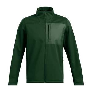Diseño personalizado Hombres Térmico Stretch Stand Collar Chaqueta a prueba de viento Softshell Senderismo Chaquetas al aire libre - Product Image 1