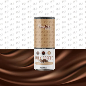 Café con leche instantáneo con cafeína y chocolate de 250ml de Vietnam con la marca Interfresh o Yourbrand MOQ bajo y buen precio - Product Image 2