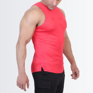 <b>Men's</b> Casual <b>Tank</b> <b>Top</b> High Quality Breathable Cotton Quick Dry Plus Size Knitted Gym <b>Top</b> Solid Color Running Fitness Clothing - Product Image 4