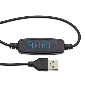 Trépied personnalisé Angiari avec anneau lumineux, gadgets USB promotionnels - Product Image 3