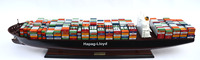 Gia Nhien Fabricant Approuver Conception Personnalisée Navires Commerciaux HAPAG LLOYD COLOMBO EXPRESS BATEAU MODÈLE EN BOIS _ ARTISANAT EN BOIS