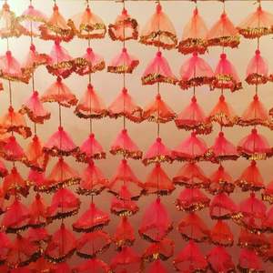 Guirnaldas de flores de Gota elegantes artificiales decorativas para bodas, Diwali y decoración de templos y para decoración del hogar - Product Image 4