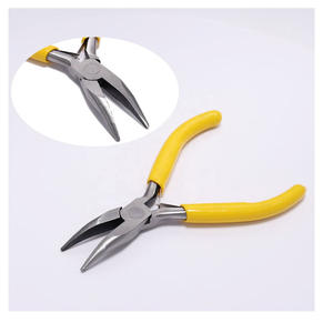 Pince à bijoux en acier inoxydable de meilleure qualité, meilleure vente en gros, avec logo personnalisé, double poinçon, manche en PVC, Instruments médicaux de base - Product Image 3