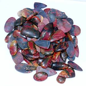 Cabujón de piedras preciosas de cuarzo suelto de jaspe Cherry Creek Natural de alta calidad para la fabricación de joyas, forma mixta - Product Image 5