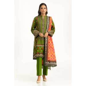 ชุดสูทพิมพ์ลายคัตตาร์ 3 ชิ้นสำหรับผู้หญิง รุ่น IUSTKSD-1123 - Product Image 4