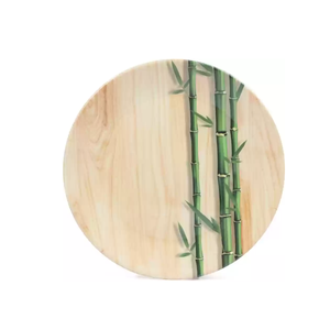 Assiette en bois et imprimée de style nouveau plateau de charcuterie fromage avec poignée plateau de service pour mariage articles décoratifs avec bol - Product Image 2