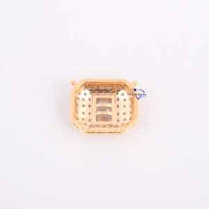 Exquisito colgante de plata de ley 925 de estilo moderno para mujer, personalizado con diamantes redondos y Baguette cultivados en laboratorio, regalo - Product Image 5