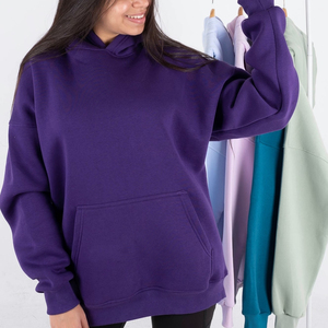 OEM Customized Logo Vintage Oversize Top Quality Fleece Sweatshirt Blank Stone Wash Hoodie Screen Printing Acid Washed Hoodies - Product Image 6