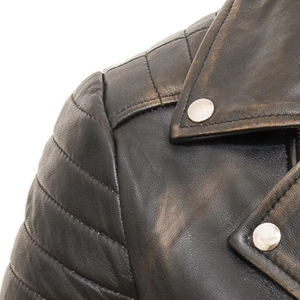 Chaqueta de Cuero para Hombre de Primera Calidad, Acolchada, Transpirable, Impermeable, Elegante, Nueva, Moderna, con Cierre de Cremallera, para Invierno - Product Image 4