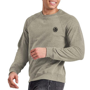 Sudadera de lana de algodón pesado para hombre OEM personalizada, jersey de cuello redondo de marca privada, ropa deportiva para invierno, proveedor mayorista - Product Image 3