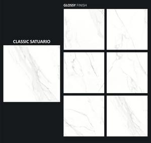 Colorado White 800x800mm Porcelain 80x80cm High Gloss Tiles Granite Look Seychelles - Product Image 2