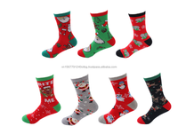 2024 unisexe nouvelle mode mignon bonhomme de neige Compression Sport chaussettes de plein air hiver coton coloré drôle heureux bas pour hommes femmes