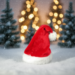 Gorro de Santa Claus Rojo Talla Única Tabor, Accesorio Navideño 405946 - Product Image 3