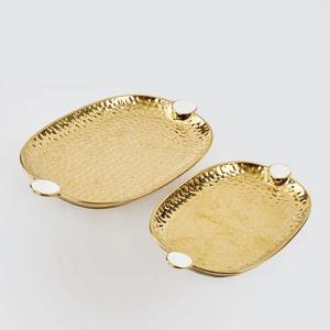 ถาดเสิร์ฟอลูมิเนียมตกแต่งบ้านสำหรับงานแต่งงานร้านอาหารใหม่ที่บ้าน - Product Image 2