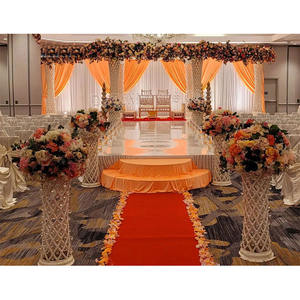 งานแต่งงานล่าสุด คริสตัลแมนดาปประดับดอกไม้ พิธีแต่งงานคริสตัลแมนดาป สหราชอาณาจักร ของตกแต่งงานแต่งงานแบบฮินดู คริสตัลแมนดาป FRP สหรัฐอเมริกา - Product Image 1