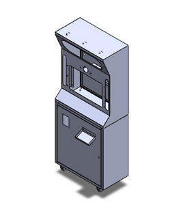 Cabina de Fotos Móvil Personalizada Bajo Demanda, Quiosco, Soporte de Exhibición, Almacenamiento con Cerradura, Sistema de Ventilación Integrado - Product Image 1