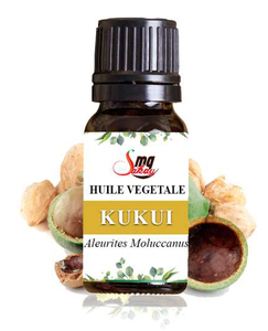 Huile de support à base de noix de Kukui (Aleurites Moluccanus) pressée à froid, 100% pure et naturelle, huile végétale hydratante cosmétique de Madagascar - Product Image 1