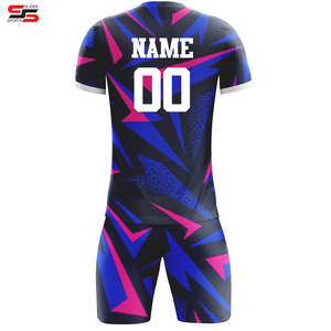 Ensemble complet de haute qualité maillot de football tissu sublimé à séchage rapide uniforme de football fabricant professionnel uniforme de football - Product Image 2