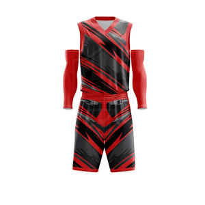 Fabricante de fábrica Kit de uniforme de baloncesto personalizado Kit de uniforme de baloncesto de último diseño - Product Image 4